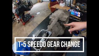 T5 Transmission Speedometer Gear Change [upl. by Mell42]