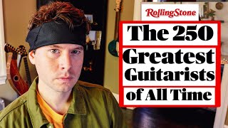 Rolling Stones 250 GREATEST GUITARISTS OF ALL TIME list is INSANE [upl. by Nahseez]