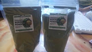 Organic Moringa Powder 75 Pesos nutrition moringa [upl. by Seyler755]