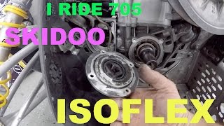 55 How to Change Isoflex grease in skidoo xp crank bearing [upl. by Pansir777]