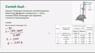 Cara menghitung kelas timbangan  SKB Penera [upl. by Botti328]