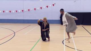 Jewish Amka Yemenite dance Ahuvi at Machol Europa 2016 [upl. by Lesser]