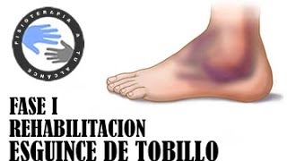 Esguince de tobillo ejercicios y rehabilitacion fase 1 [upl. by Reivazx111]