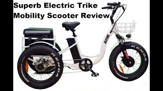 ebike Best Electric Fat Trike Mobility Scooter etrike [upl. by Arahs770]