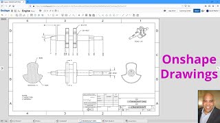 Onshape Tutorial  Drawings [upl. by Sihonn678]