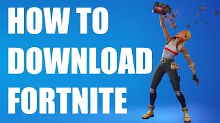 How To DOWNLOAD FORTNITE on PC [upl. by Asilad]