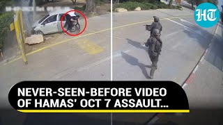 Israel Releases New Video Of Hamas’ Brutal Oct 7 Assault IDF Seen Hunting Down Militants  Watch [upl. by Swarts]