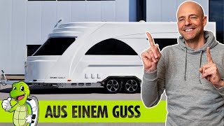 Außen ULTRAStabil  innen LUXUS  GFKMONOCOQUE Wohnwagen  DERUBIS Series 7 [upl. by Yerffej]