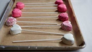 How to Make Cake Pops for Valentines Day [upl. by Eniak]