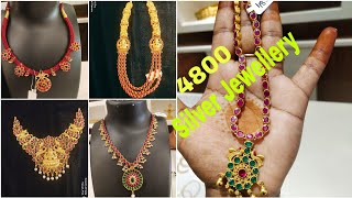 gold plated silver jewellery neckless with weight and price [upl. by Enybor]