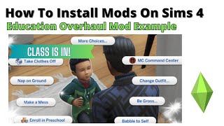 How To Install Education Overhaul Mod For Sims 4  2023 [upl. by Laris571]