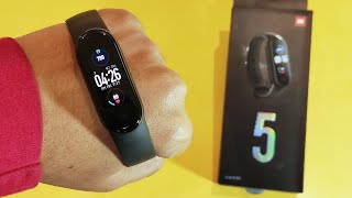 Xiaomi Mi Band 5  Unboxing  cómo configurarla [upl. by Goat]