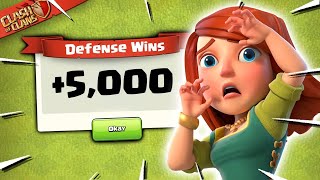 Over 5000 Defenses in One Month Clash of Clans [upl. by Halbert640]