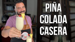 Cómo hacer piña colada con alcohol 🤘 súper SIMPLE [upl. by Erie]