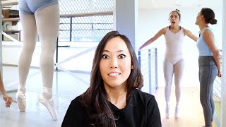 pointe shoe fitter reacts to MICHELLE KHARE BALLET [upl. by Rajewski]