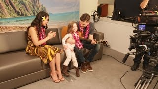 BEHIND THE SCENES  Claire Sings quotHow Far Ill Goquot with Aulii Cravalho the Voice of Moana [upl. by Most]