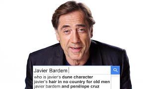 Javier Bardem Answers the Webs Most Searched Questions  WIRED [upl. by Sukramal389]