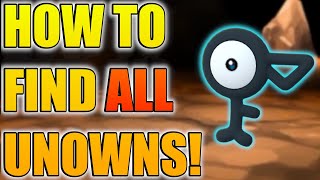 How to find ALL Unowns in Pokemon Brilliant Diamond and Shining Pearl [upl. by Georgine]