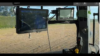 Sveaverken auto steer system explained with FieldMate Edrive system precision planting and fert bin [upl. by Eirbua]