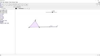 Animating a Translation in Geogebra [upl. by Shaner]