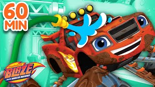 Blazes Car Wash Surprise 111 Compilation  1 Hour  Blaze and the Monster Machines [upl. by Treboh197]