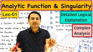 Analytic Function amp Singularity Lec01 [upl. by Nywled851]