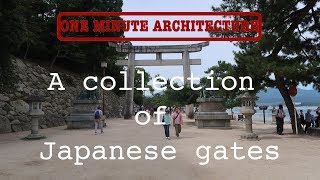 Torii A collection of Japanese Gates [upl. by Keverian]