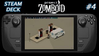 Project Zomboid Build 42  Steam Deck Gameplay 4  A Better Start [upl. by Ahsirtal]