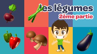 Apprends le nom des légumes 2ème partie avec Zakaria  Apprendre le français pour les enfants [upl. by Leemaj]