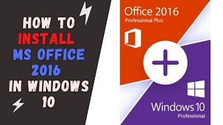 How to Install MS Office 2016 In Windows 10 ISO Image [upl. by Yelsa]