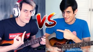 Davie504 vs Davide Biale EPIC Bass Battle [upl. by Sedecram]