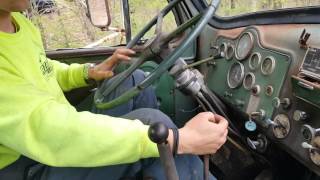 Driving a 1964 Mack B61 quad box [upl. by Annait]