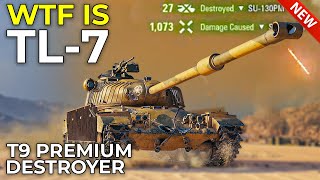 1440 Clip Damage Premium Destroyer TL7  World of Tanks TL7 Gameplay [upl. by Eedebez]