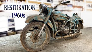 FULL Restauración A UNA MOTO Soviética DE 1960 ♥◘○ [upl. by Ysset]