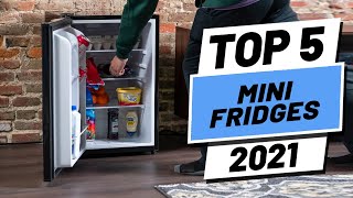 Top 5 BEST Mini Fridges of 2021 [upl. by Ocirnor]