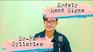 Music  SOFA SYLLABLES  KODALY HAND SIGNS  Pitch Names quick review [upl. by Vanny]