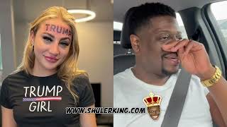 Shuler King  Trump Tatto On Her Forehead [upl. by Elleirua]