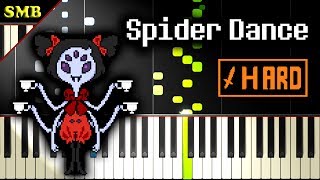 UNDERTALE  SPIDER DANCE  Piano Tutorial [upl. by Fleming16]