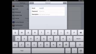 HotmailOutlookLive Email Setup on iPadiPhone [upl. by Trebornhoj]