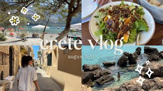 CRETE VLOG vacation in Greece magnificent views Rethymno Lake Kournas and so much more [upl. by Musetta496]