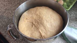 Homestead Cooking Bread From Sprouted Wheat Flour [upl. by Winterbottom]