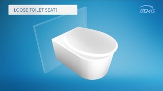 How to Replace a Toilet Seat – Fix it in 15  HouseSmarts [upl. by Yruama]