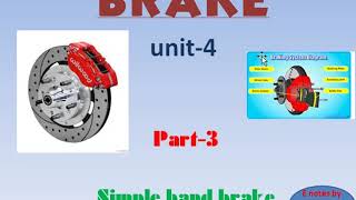 Simple band brake with numericalpart3 [upl. by Godard]