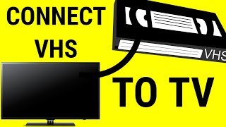 HOW TO CONNECT VCR TO SMART TV easy [upl. by Halette270]