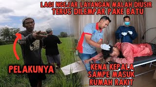 KEJADIAN HARI INI SANI LAGI NGEJAR LAYANGAN MALAH ADA YANG NGUSIR TERUS DILEMPAR PAKE BATU [upl. by Darill]