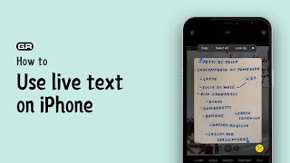 How to Use Live Text on iPhone  IOS 1718 [upl. by Ardnohs]