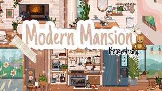 🧺Modern Mansion🍂House Design Toca Boca 🧸 Tocalifeworld  Makeover [upl. by Chirlin]