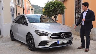 2019 Mercedes B Class  NEW AMG drive Review B200d interior exterior [upl. by Aerdied]