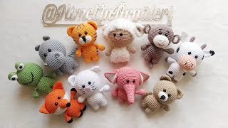 Amigurumi Lİ Serisi Sabit Parçalarının Yapımı [upl. by Erlond]