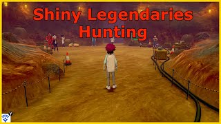 Shiny Hunting Legendary Pokemon In Sword and Shield Dynamax Adventures For my Shiny Living Dex [upl. by Monto84]